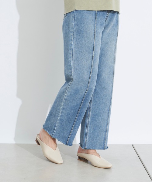 prose verse（プロズヴェール）の「柄ヒールVカットミュール（パンプス・レディース・アイボリー/ゴールド/モカ/ブラック・SMALL/MEDIUM/LARGE/LL）」の13枚目の写真