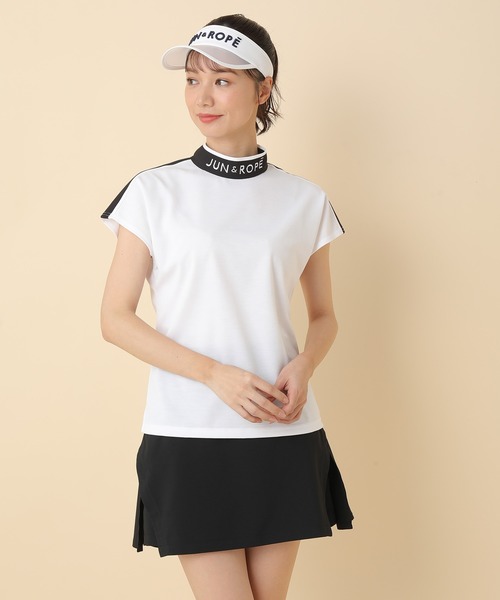 Uv 吸水速乾 ロゴリボンモックフレンチ袖プルオーバー Tシャツ カットソー Jun Rope ジュンアンドロペ のファッション通販 Zozotown