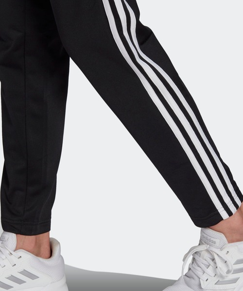 adidas（アディダス）の「エッセンシャルズ 3ストライプス トラックスーツ [Essentials 3-Stripes Track Suit]  / アディダス adidas（ジャージ・レディース・ブラック×ホワイト/レッド・XX-LARGE/LARGE/SMALL/MEDIUM/X-LARGE）」の4枚目の写真
