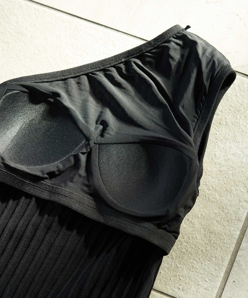 ROPE' PICNIC（ロペピクニック）の「ワンショルカップ付インナー（タンクトップ・レディース・オフホワイト/ブラック/ブラウン・36/38）」の11枚目の写真