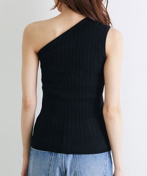 ROPE' PICNIC（ロペピクニック）の「ワンショルカップ付インナー（タンクトップ・レディース・オフホワイト/ブラック/ブラウン・36/38）」の17枚目の写真