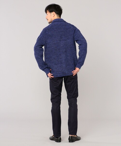 SHIPS(シップス)の「SHIPS:【抗菌・洗える】ケーブル編 ショールカラー カーディガン(カーディガン/ボレロ・メンズ・ネイビー/グレー/グリーン・MEDIUM/X-LARGE/SMALL/LARGE)」の15枚目の写真