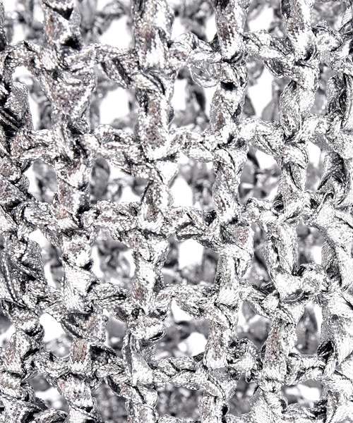 Laugoa(ラウゴア)の「ONT メタリック ミニ かごバッグ(かごバッグ・レディース・シルバー・9)」の5枚目の写真