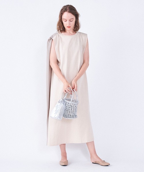 Laugoa(ラウゴア)の「ONT メタリック ミニ かごバッグ(かごバッグ・レディース・シルバー・9)」の2枚目の写真