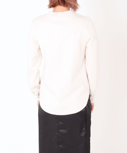 SHIPS(シップス)の「SHOP PRESSジャジーチャイナプルオーバー◇(Tシャツ/カットソー・レディース・オレンジ/ナチュラル/カーキ/ブラック・ONE SIZE)」の7枚目の写真