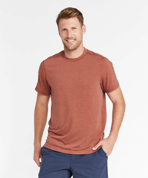 L.L.Bean(エルエルビーン)の「エブリデイ・サンスマート・ティ、半袖 米国フィット・レギュラー(Tシャツ/カットソー・メンズ・ヘザーグレー/ネイビー/ブルーグリーン/サックスブルー/ターコイズブルー・SMALL/LARGE/MEDIUM)」の9枚目の写真
