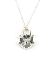 con affetto(select)（コンアフェットセレクト）の「【King Limo】X BREAK PADLOCK NECKLESS（ネックレス）」