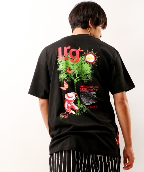 LRG（エルアールジー）の「LRG フォトプリント 半袖Tシャツ（Tシャツ/カットソー・メンズ・ブラック系その他3/ブラック系その他2/ブラック/クリーム/コーラルピンク/ホワイト/ゴールド/ホワイト系その他/ブラック系その他/ホワイト系その他2・XL/2XL/M/L）」の5枚目の写真