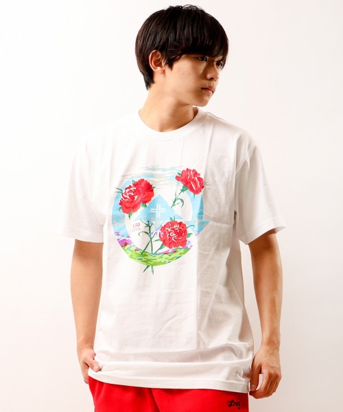 LRG（エルアールジー）の「LRG フォトプリント 半袖Tシャツ（Tシャツ/カットソー・メンズ・ブラック系その他3/ブラック系その他2/ブラック/クリーム/コーラルピンク/ホワイト/ゴールド/ホワイト系その他/ブラック系その他/ホワイト系その他2・XL/2XL/M/L）」の2枚目の写真