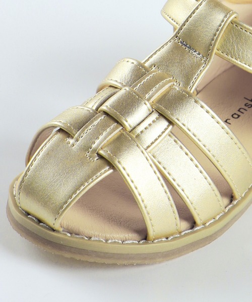 BRANSHES(ブランシェス)の「合皮サンダル(サンダル・キッズ・オフホワイト/ゴールド・14cm/17cm/15cm/16cm/18cm/19cm)」の18枚目の写真