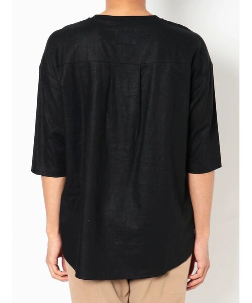 COTORICA（コトリカ）の「7分袖プルオーバーシャツ（シャツ/ブラウス・メンズ・ブラック/オレンジ・MEDIUM/LARGE）」の15枚目の写真