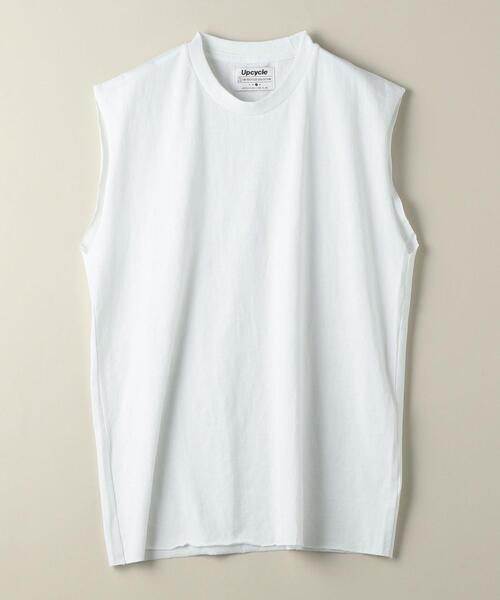 Upcycle(アップサイクル)の「<Upcycle(アップ サイクル)>ロング ノースリーブプルオーバー(Tシャツ/カットソー・レディース・ホワイト/ブラック・LARGE)」の2枚目の写真