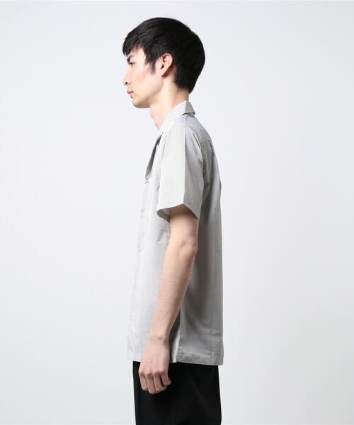 PAZZO（パッゾ）の「【PAZZO】 シアサッカーストライプ COOL MAX シャツ（シャツ/ブラウス・メンズ・ブラック/ネイビー/ホワイト系その他・46/48）」の4枚目の写真