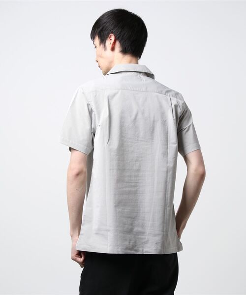 PAZZO（パッゾ）の「【PAZZO】 シアサッカーストライプ COOL MAX シャツ（シャツ/ブラウス・メンズ・ブラック/ネイビー/ホワイト系その他・46/48）」の5枚目の写真