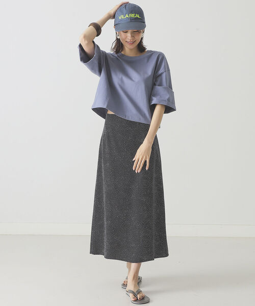 BEAMS LIGHTS（ビームスライツ）の「BEAMS LIGHTS / 天竺 コットン ミニ Tシャツ（Tシャツ/カットソー・レディース・ホワイト/ライトブルー/ブラック・FREE）」の15枚目の写真