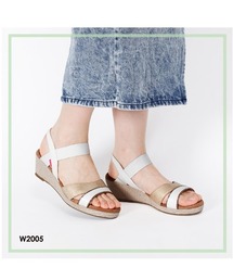 ABC SELECT エービーシーセレクト WEDGE SANDAL 5 ウエッジサンダル　５ W2005 WHITE/BEIGE