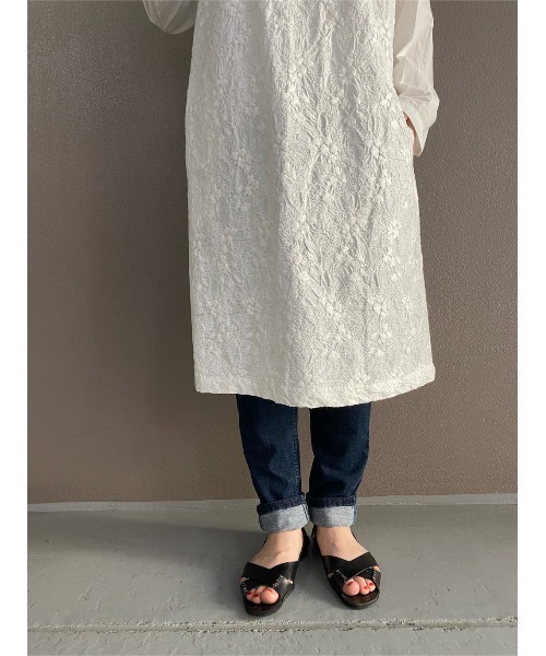 ビアズリー フロント刺繍ワンピース BEARDSLEY（ビアズリー）の「フロント刺繍ワンピース