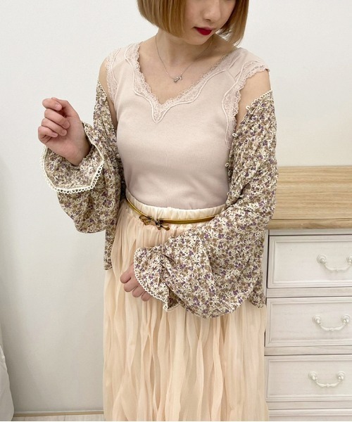 apres jour（アプレジュール）の「リブレースインナー【ZOZOTOWN限定アイテム】（タンクトップ・レディース・アイボリー/ブラック/ピンクベージュ/オフホワイト・X-LARGE/フリー）」の21枚目の写真