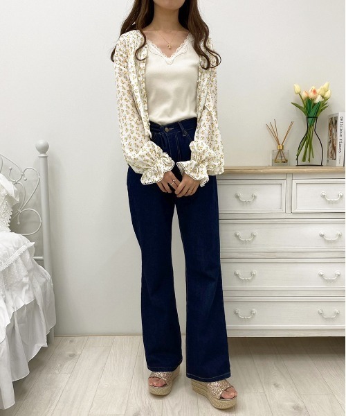 apres jour（アプレジュール）の「リブレースインナー【ZOZOTOWN限定アイテム】（タンクトップ・レディース・アイボリー/ブラック/ピンクベージュ/オフホワイト・X-LARGE/フリー）」の13枚目の写真