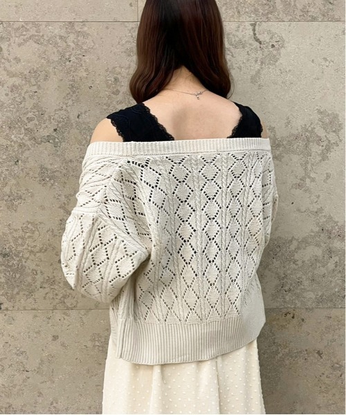 apres jour（アプレジュール）の「リブレースインナー【ZOZOTOWN限定アイテム】（タンクトップ・レディース・アイボリー/ブラック/ピンクベージュ/オフホワイト・X-LARGE/フリー）」の16枚目の写真