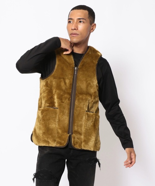 Barbour ファー ベスト 38サイズ ブラウン Barbour/バブアー] ウォーム