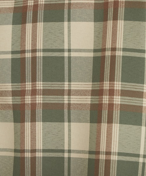 Lui's(ルイス)の「5分袖チェックライトシャツ(シャツ/ブラウス・メンズ・ブラック/グリーン/ブルー・FREE)」の9枚目の写真