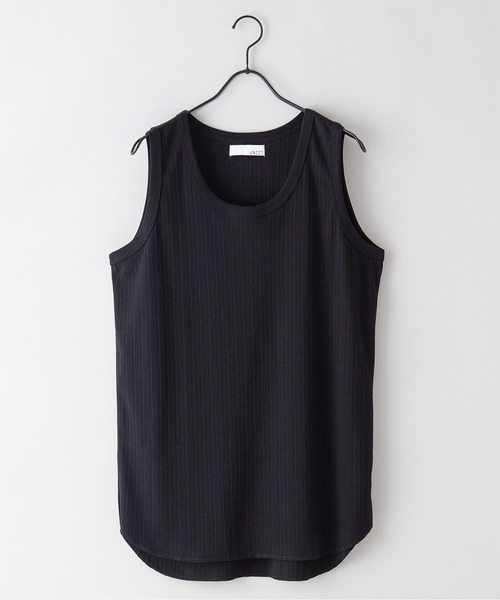 UNIIT(ユニット)の「【UNIIT】レイヤードリブタンクトップ(タンクトップ・メンズ・ホワイト/ブラック・MEDIUM/LARGE/X-LARGE)」の1枚目の写真