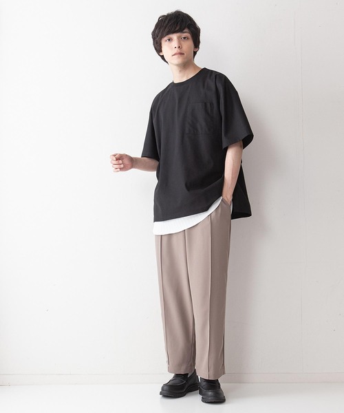 UNIIT(ユニット)の「【UNIIT】レイヤードリブタンクトップ(タンクトップ・メンズ・ホワイト/ブラック・MEDIUM/LARGE/X-LARGE)」の4枚目の写真