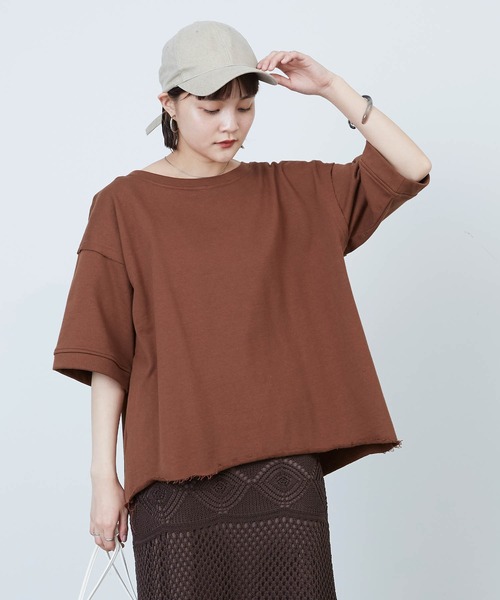 リングスナップボタン2WAYカットオフTシャツ