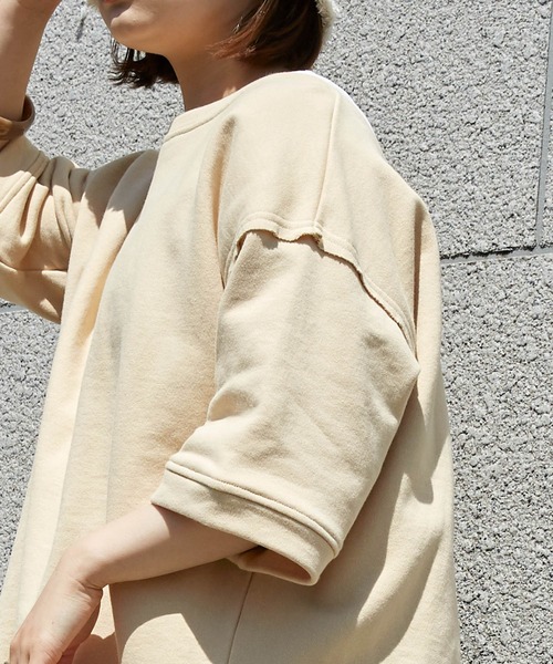 リングスナップボタン2WAYカットオフTシャツ
