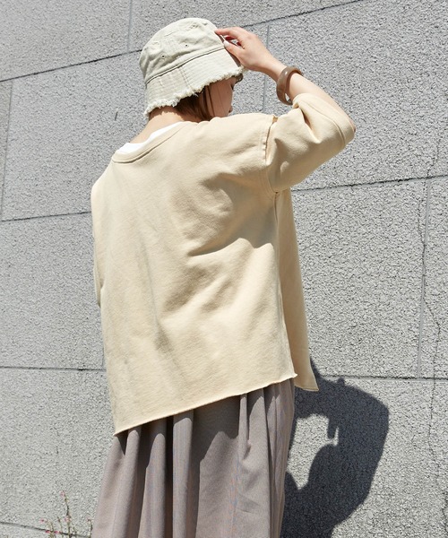 リングスナップボタン2WAYカットオフTシャツ