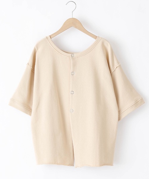 リングスナップボタン2WAYカットオフTシャツ