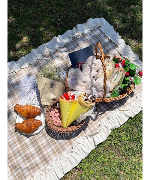 SLURR(スラ―)の「フリルチェッククロス(その他小物・レディース・チェック・FREE)」の9枚目の写真