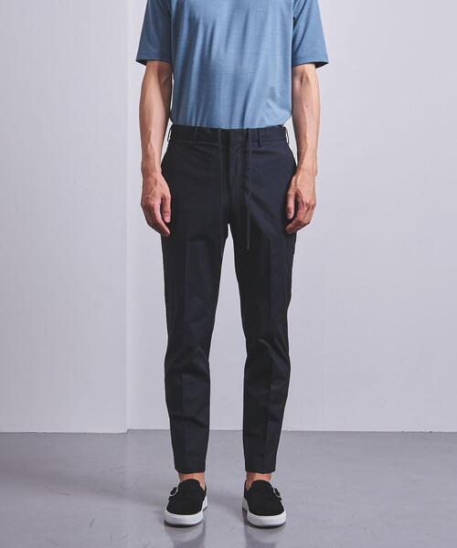 SOVEREIGN（ソブリン）の「＜SOVEREIGN（ソブリン）＞  ポプリン ハーフギャザー イージーパンツ（その他パンツ・メンズ・ベージュ/ネイビー・SMALL/MEDIUM/LARGE/X-LARGE）」の4枚目の写真