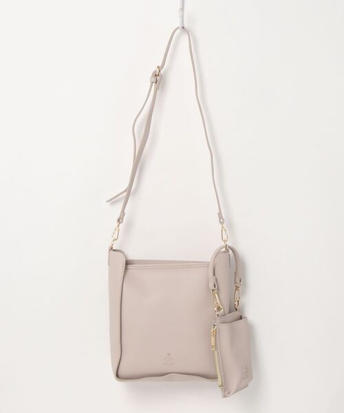 koe（コエ）の「スマホケース付き2WAYショルダー*（トートバッグ・レディース・イエロー/モカ/ブラック/ライトグレー・FREE）」の3枚目の写真