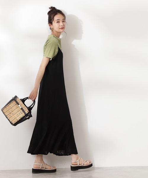 N.(N. Natural Beauty Basic)(エヌエヌナチュラルビューティーベーシック)の「◆フロントシームブラウス(シャツ/ブラウス・レディース・ブラック/ライトグリーン/アイボリー・MEDIUM)」の8枚目の写真