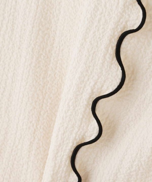 N.(N. Natural Beauty Basic)(エヌエヌナチュラルビューティーベーシック)の「◆フロントシームブラウス(シャツ/ブラウス・レディース・ブラック/ライトグリーン/アイボリー・MEDIUM)」の13枚目の写真