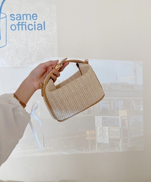 yuue' ( wear )（ユーイ）の「2way サマーかごバッグ / ハンドバッグ（ハンドバッグ・レディース・ベージュ・FREE）」の13枚目の写真