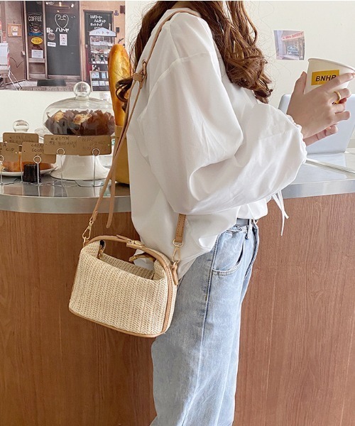 yuue' ( wear )（ユーイ）の「2way サマーかごバッグ / ハンドバッグ（ハンドバッグ・レディース・ベージュ・FREE）」の11枚目の写真