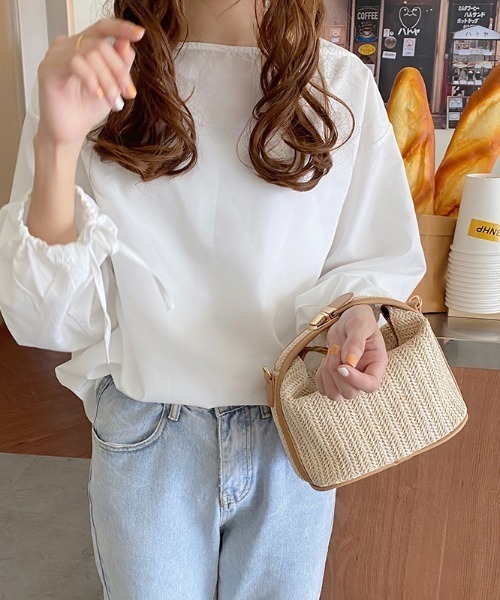 yuue' ( wear )（ユーイ）の「2way サマーかごバッグ / ハンドバッグ（ハンドバッグ・レディース・ベージュ・FREE）」の15枚目の写真