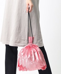 プリーツドローバッグ PLEATS BAG  巾着エコバッグ