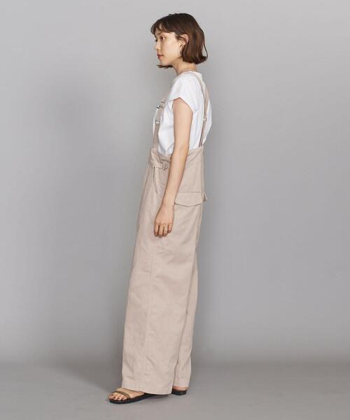SERGE de bleu（サージ）の「＜SERGE de bleu＞サロペット Ψ（サロペット/オーバーオール・レディース・ベージュ・FREE）」の2枚目の写真