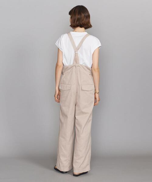 SERGE de bleu（サージ）の「＜SERGE de bleu＞サロペット Ψ（サロペット/オーバーオール・レディース・ベージュ・FREE）」の3枚目の写真