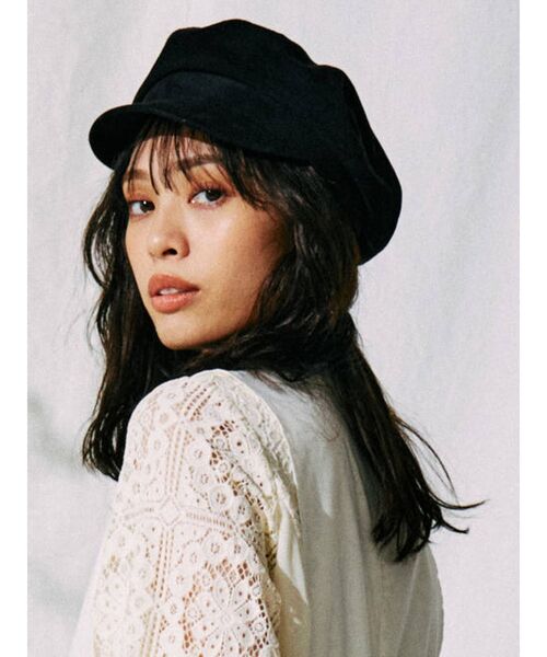 MERCURYDUO(マーキュリーデュオ)の「フェイクスエードキャスケット(キャスケット・レディース・ブラック/ベージュ/ブラウン・FREE)」の15枚目の写真