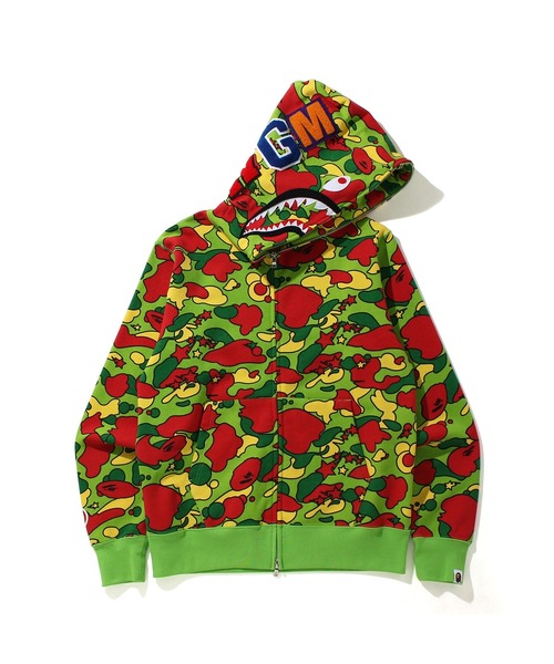 STA CAMO SHARK ZIP HOODIE M