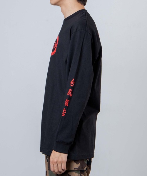 Manhattan Records（マンハッタン レコーズ）の「∴WEGO/Manhattan Records × 台風飯店コラボロンT（Tシャツ/カットソー・メンズ・ホワイト/ブラック・X-LARGE/XX-LARGE/MEDIUM/LARGE）」の6枚目の写真