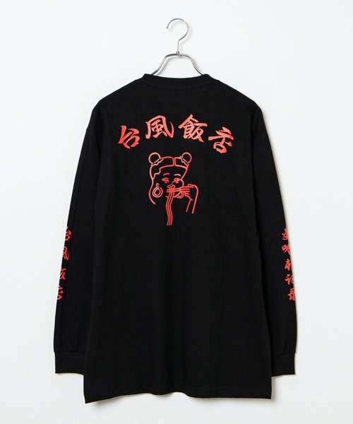 Manhattan Records（マンハッタン レコーズ）の「∴WEGO/Manhattan Records × 台風飯店コラボロンT（Tシャツ/カットソー・メンズ・ホワイト/ブラック・X-LARGE/XX-LARGE/MEDIUM/LARGE）」の18枚目の写真