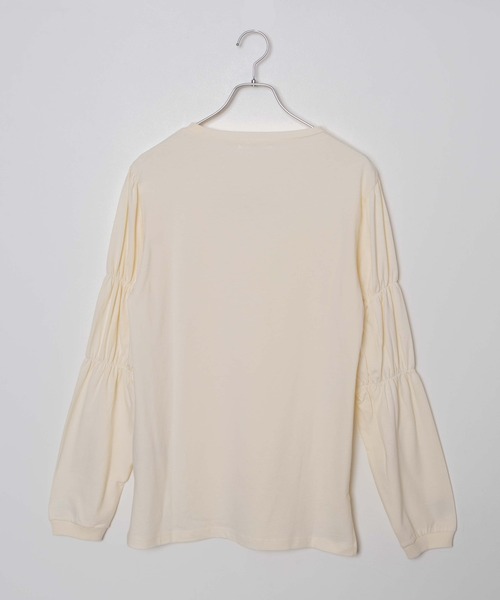 WEGO(ウィゴー)の「WEGO/パフスリーブロゴロンT(Tシャツ/カットソー・レディース・アイボリー/スミクロ・FREE)」の17枚目の写真