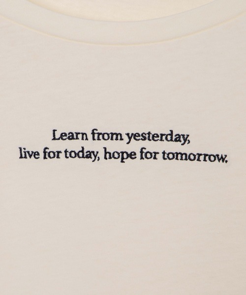 WEGO(ウィゴー)の「WEGO/パフスリーブロゴロンT(Tシャツ/カットソー・レディース・アイボリー/スミクロ・FREE)」の19枚目の写真