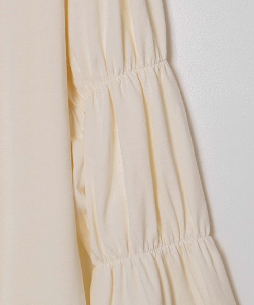 WEGO(ウィゴー)の「WEGO/パフスリーブロゴロンT(Tシャツ/カットソー・レディース・アイボリー/スミクロ・FREE)」の21枚目の写真